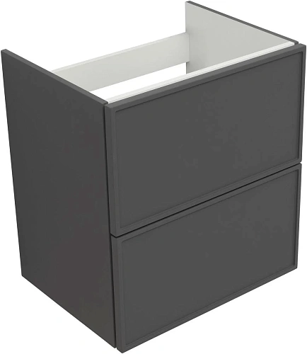 Тумба под раковину Aquanet Арт 60 ясень графит 00329063 напольная/подвесная Тумба под раковину Aquanet Арт 60 ясень графит 00329063 напольная/подвесная
