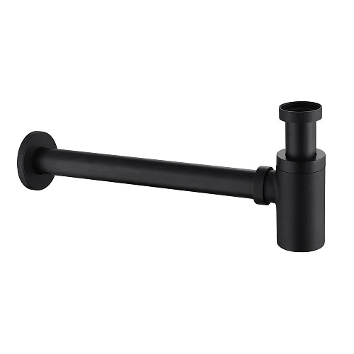 Сифон для раковины ABBER AF0030B черный матовый Сифон для раковины ABBER AF0030B черный матовый