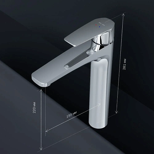 Смеситель для раковины AM.PM Gem F90A92000 высокий, хром Смеситель для раковины AM.PM Gem F90A92000 высокий, хром