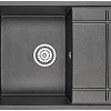 Кухонная мойка Granula 6501, ЧЁРНЫЙ, кварц 650х495 Кухонная мойка Granula 6501, ЧЁРНЫЙ, кварц 650х495