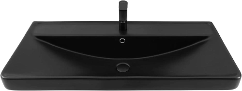 Раковина Aquanet Ирис 100 черная матовая 00329251 Раковина Aquanet Ирис 100 черная матовая 00329251