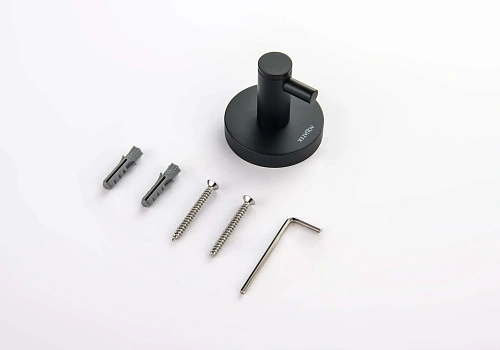 Крючок Aquatek ЕВРОПА AQ4101MB черный матовый Крючок Aquatek ЕВРОПА AQ4101MB черный матовый