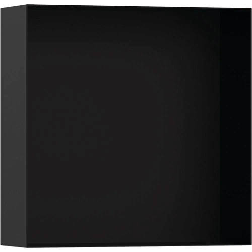 Настенный короб Hansgrohe XtraStoris с открытой рамой 30х30х10 см 56073670, матовый черный Настенный короб Hansgrohe XtraStoris с открытой рамой 30х30х10 см 56073670, матовый черный