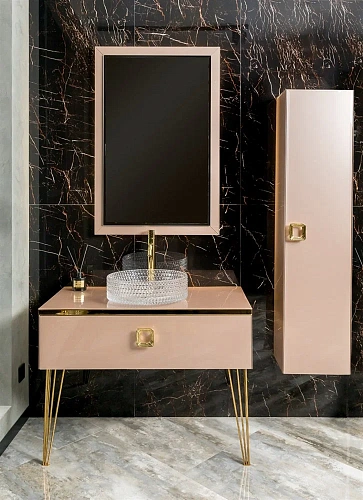 Шкаф-пенал Armadi Art LUCIDO 772-Rose пыльная роза Шкаф-пенал Armadi Art LUCIDO 772-Rose пыльная роза