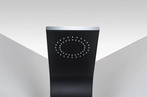 Душевая кабина Taliente с гидромассажем, 100x100x220см, четверть круга, профиль черный, прозрозрачно TA-100CB Душевая кабина Taliente с гидромассажем, 100x100x220см, четверть круга, профиль черный, прозрозрачно TA-100CB