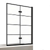Картинка анонса товара «шторка на ванну new trendy new soleo black 100 см p-0050 r (черный)»