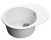 Картинка анонса товара «кухонная мойка granfest rondo r-580 l иней иней»