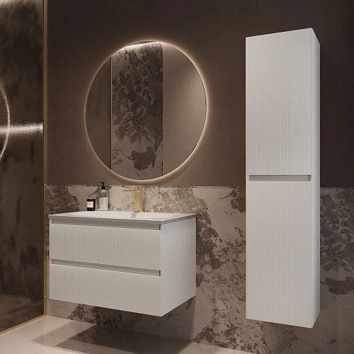 Тумба под раковину Vincea Welle 800 подвесная, белый матовый софт-тач Тумба под раковину Vincea Welle 800 подвесная, белый матовый софт-тач