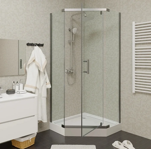 Душевой уголок Parly ZPE911TE с поддоном 90х90х192 Душевой уголок Parly ZPE911TE с поддоном 90х90х192