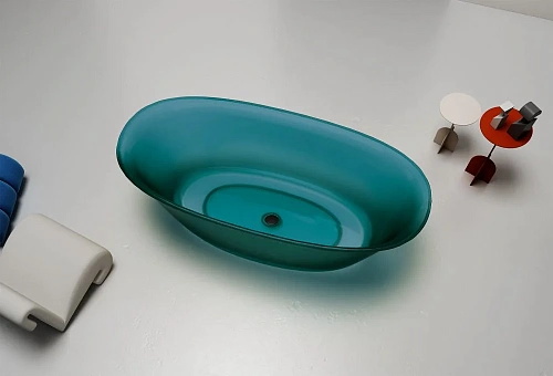 Ванна отдельностоящая ABBER AT9707Aquamarin 170x75 универсальная, бирюзовый полиэфирная смола Ванна отдельностоящая ABBER AT9707Aquamarin 170x75 универсальная, бирюзовый полиэфирная смола