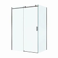 Душевой уголок BelBagno SOFT_CLOSE-2-AH-1-140/100-C-GM 140x100 см, профиль оружейная сталь, стекло прозрачное Душевой уголок BelBagno SOFT_CLOSE-2-AH-1-140/100-C-GM 140x100 см, профиль оружейная сталь, стекло прозрачное