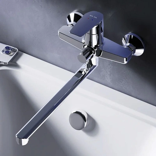 Смеситель для ванны AM.PM Gem F90A90000 хром Смеситель для ванны AM.PM Gem F90A90000 хром