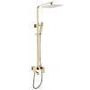 Душевая система ABBER Daheim AF8216G с изливом, золото матовое Душевая система ABBER Daheim AF8216G с изливом, золото матовое