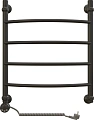 Полотенцесушитель электрический EWRIKA Сафо D 60х50 L, чёрный матовый 465621 Полотенцесушитель электрический EWRIKA Сафо D 60х50 L, чёрный матовый 465621