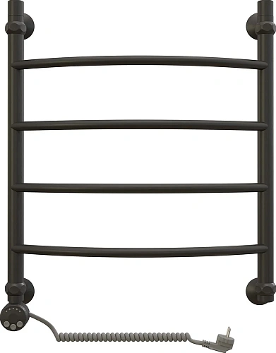 Полотенцесушитель электрический EWRIKA Сафо D 60х50 L, чёрный матовый 465621 Полотенцесушитель электрический EWRIKA Сафо D 60х50 L, чёрный матовый 465621