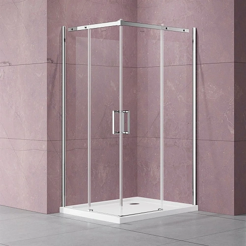 Душевой уголок Vincea Dice VSS-4D100CL, 1000x1000, хром, стекло прозрачное Душевой уголок Vincea Dice VSS-4D100CL, 1000x1000, хром, стекло прозрачное