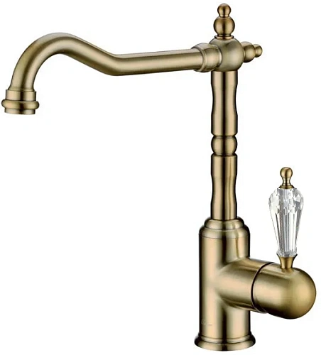 Смеситель для кухни Boheme MEDICI Ripresa с кристаллом Swarovski 101-SW Смеситель для кухни Boheme MEDICI Ripresa с кристаллом Swarovski 101-SW