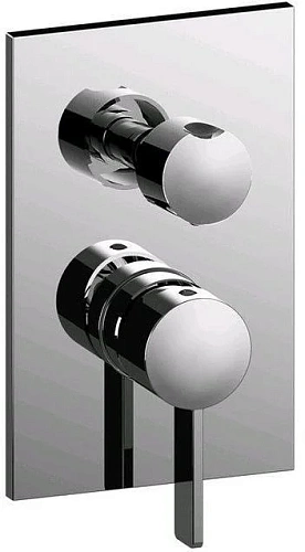 Смеситель для душа Paffoni Rock RO018CR/M (с внутренней частью) Смеситель для душа Paffoni Rock RO018CR/M (с внутренней частью)