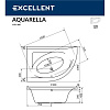 Акриловая ванна EXCELLENT Aquarella 150x100 левая ULTRA хром WAEX.ARL15.ULTRA.CR Акриловая ванна EXCELLENT Aquarella 150x100 левая ULTRA хром WAEX.ARL15.ULTRA.CR