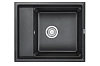 Кухонная мойка Granula KS-6004, ЧЁРНЫЙ, кварц 600х510