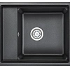 Кухонная мойка Granula KS-6004, ЧЁРНЫЙ, кварц 600х510 Кухонная мойка Granula KS-6004, ЧЁРНЫЙ, кварц 600х510