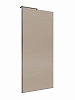 Душевая перегородка BelBagno UNO-L-1-TB-90-BR-GM 90 см, профиль оружейная сталь, стекло тонированная бронза