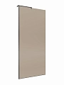 Душевая перегородка BelBagno UNO-L-1-TB-90-BR-GM 90 см, профиль оружейная сталь, стекло тонированная бронза Душевая перегородка BelBagno UNO-L-1-TB-90-BR-GM 90 см, профиль оружейная сталь, стекло тонированная бронза
