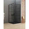 Душевой уголок NEW TRENDY NEW SOLEO BLACK R 90x90x195 D-0290A/D-0121B (черный) Душевой уголок NEW TRENDY NEW SOLEO BLACK R 90x90x195 D-0290A/D-0121B (черный)