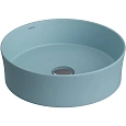 Раковина BERGES Ego SL накладная, Ø 38 см, матовый голубой 181291 Раковина BERGES Ego SL накладная, Ø 38 см, матовый голубой 181291