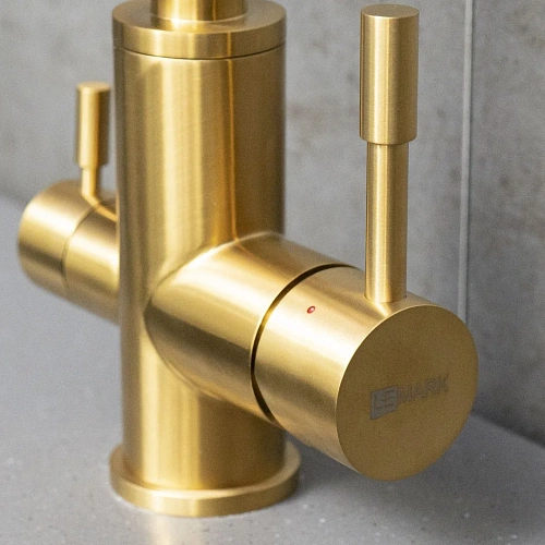 Смеситель для кухни Lemark Expert LM5061G с подключением к фильтру, золото Смеситель для кухни Lemark Expert LM5061G с подключением к фильтру, золото