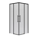 Душевой уголок Niagara Nova NG-6829-34BLACK (90x90x195) квадратная, раздвижная, черный матовый, стекло прозрачноее Душевой уголок Niagara Nova NG-6829-34BLACK (90x90x195) квадратная, раздвижная, черный матовый, стекло прозрачноее
