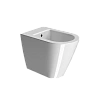 Биде напольное GSI KUBE X керамическое белый (9462111) Биде напольное GSI KUBE X керамическое белый (9462111)
