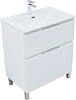 Тумба с раковиной Aquanet Алвита new 70 00345687 напольная белый матовый