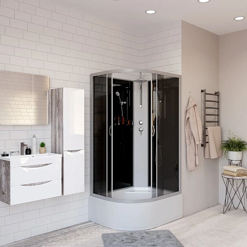 Душевая кабина Niagara Classic NG-2510-14RBKT (1200х800х2100) высокий поддон (40см) стекло тонированное 25101434RBKT Душевая кабина Niagara Classic NG-2510-14RBKT (1200х800х2100) высокий поддон (40см) стекло тонированное 25101434RBKT