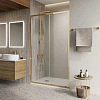 Душевая дверь BelBagno LUCE-BF-1-100-C-ORO 100 см, профиль золото, стекло прозрачное Душевая дверь BelBagno LUCE-BF-1-100-C-ORO 100 см, профиль золото, стекло прозрачное