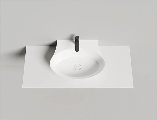 Раковина Salini ALDA WALL 01 покраска по RAL полностью 140311GF 580x450 накладная S-Sense Раковина Salini ALDA WALL 01 покраска по RAL полностью 140311GF 580x450 накладная S-Sense