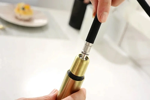 Смеситель для кухни Paulmark Neo брашированное золото Ne214419-BG Смеситель для кухни Paulmark Neo брашированное золото Ne214419-BG