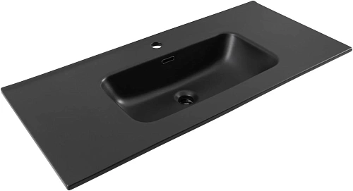 Раковина Aquanet Flat 100 черная матовая 00329257 Раковина Aquanet Flat 100 черная матовая 00329257