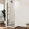 Душевая перегородка Vincea Walk-In VSW-1HWS900MRB 900x2000 черный матовый, стекло зеркальное