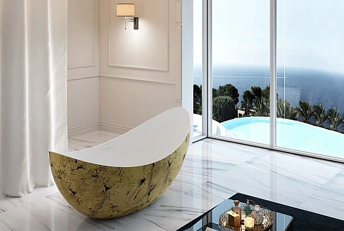 Акриловая ванна ABBER AB9333Gold Акриловая ванна ABBER AB9333Gold