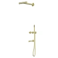 Душевая система ABBER Perfekte 316 AF8A50BG скрытого монтажа с изливом, золото брашированное Душевая система ABBER Perfekte 316 AF8A50BG скрытого монтажа с изливом, золото брашированное