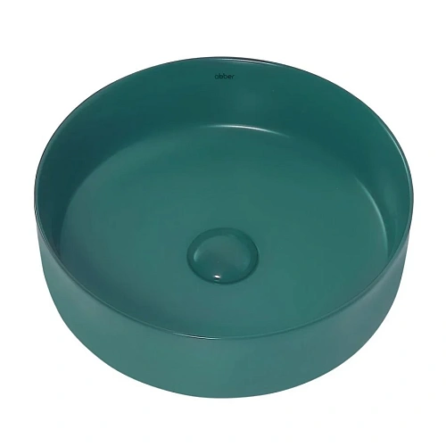 Раковина ABBER Bequem AC2108MBG накладная, темно-зеленая матовая Раковина ABBER Bequem AC2108MBG накладная, темно-зеленая матовая