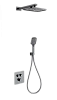 Душевая система Wonzon &amp; Woghand с термостатом, встраиваемая, темный графит (WW-B4003-BGG)