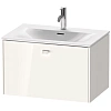Тумба под раковину Duravit Brioso BR421102222 подвесная 72 см белый глянцевый Тумба под раковину Duravit Brioso BR421102222 подвесная 72 см белый глянцевый