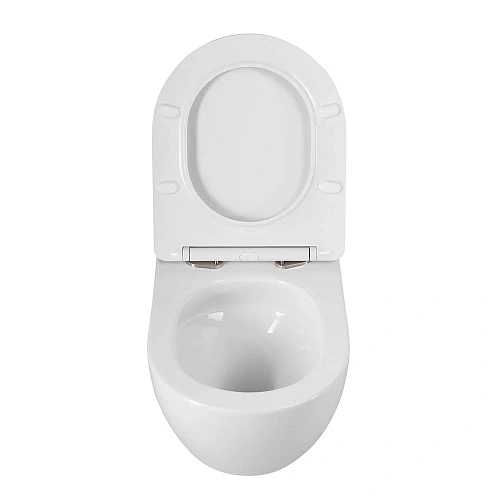 Унитаз подвесной BelBagno AMANDA-TOR BB051CH-TOR-FC/SC безободковый c сиденьем Унитаз подвесной BelBagno AMANDA-TOR BB051CH-TOR-FC/SC безободковый c сиденьем