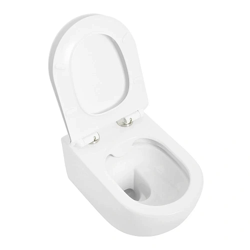 Унитаз подвесной CEZARES MOLVENO CZR-2468-TH-R/CZR-2011-SC безободковый с сиденьем Унитаз подвесной CEZARES MOLVENO CZR-2468-TH-R/CZR-2011-SC безободковый с сиденьем