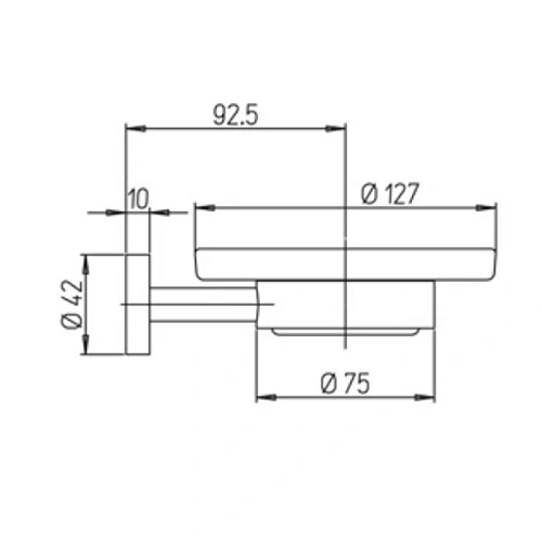 Мыльница Paini Pixel 81CR021BI Мыльница Paini Pixel 81CR021BI