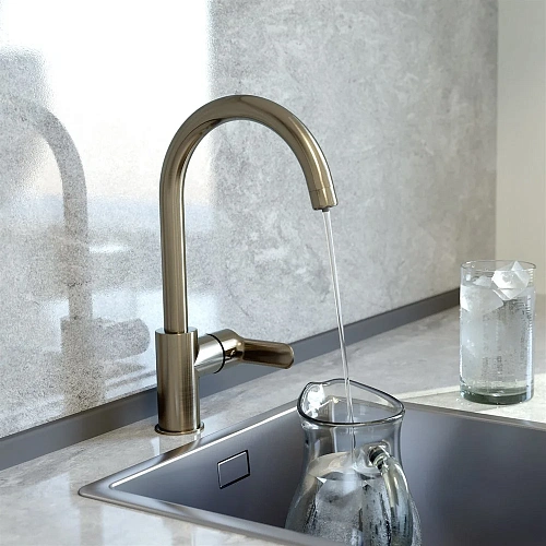 Смеситель для кухни IDDIS Cuba (CUBBNFJi05) под фильр, сатин Смеситель для кухни IDDIS Cuba (CUBBNFJi05) под фильр, сатин