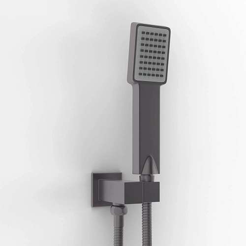 Душевая система BERGES NARDIS 3S встраиваемая, поворотный излив, оружейная сталь 071012 Душевая система BERGES NARDIS 3S встраиваемая, поворотный излив, оружейная сталь 071012