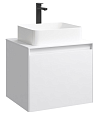Тумба под раковину AQWELLA Mobi 60 см MOB0106W+MOB0706W подвесная, белая Тумба под раковину AQWELLA Mobi 60 см MOB0106W+MOB0706W подвесная, белая